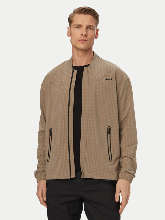 BOSS BOSS Sweatshirt Terrace 50558484 Dunkelbeige Relaxed Fit