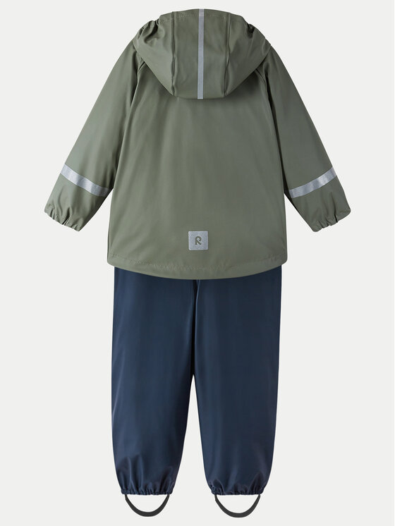 Reima Reima Komplet przeciwdeszczowy Tihku5100021A Zielony Regular Fit