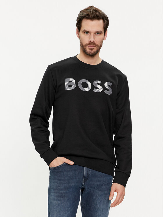 BOSS Boss Mikina Soleri 15 50513373 Černá Regular Fit