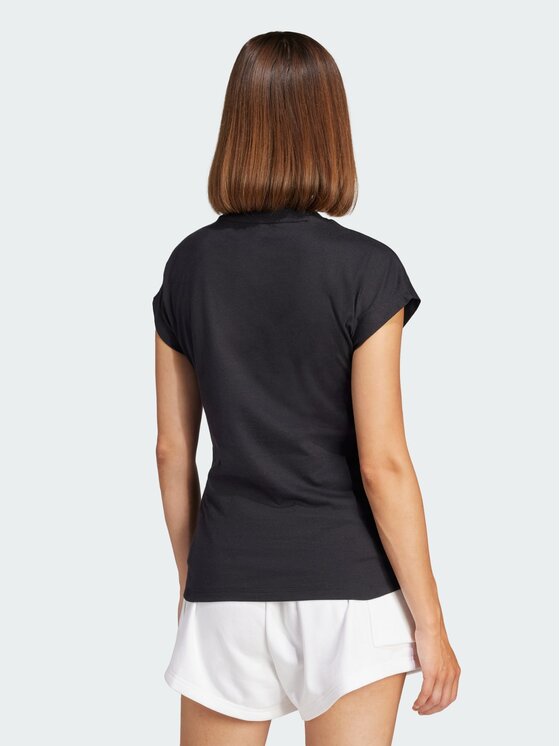 adidas adidas T-Shirt Essentials Linear JC8238 Czarny Slim Fit