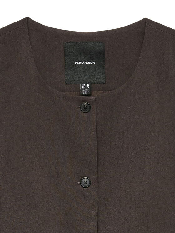 Vero Moda Vero Moda Елек Sigga 10336320 Кафяв Regular Fit