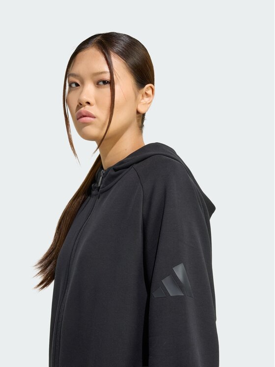 adidas adidas Bluza 163240 Czarny Loose Fit