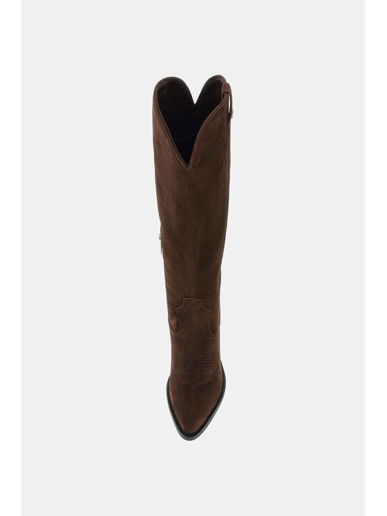 Guess Guess Kozačky 183192 Hnědá