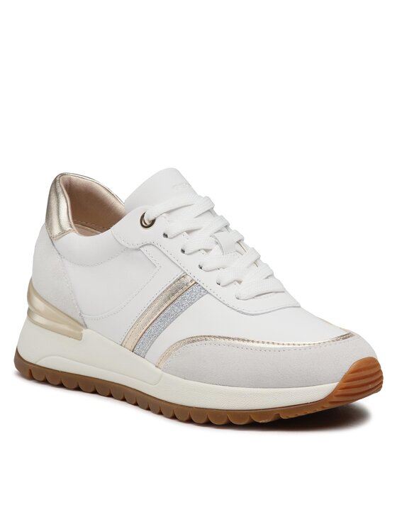 Geox Geox Snīkeri D Desya A D3500A 08522 C1352 Balts