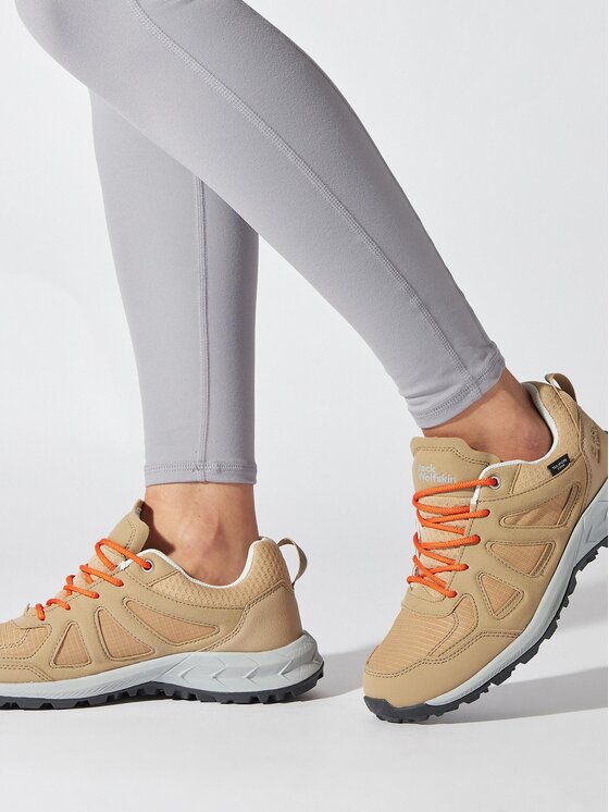 Jack Wolfskin Jack Wolfskin Trekking čevlji Woodland 2 Texapore Low W 4051341 Bež