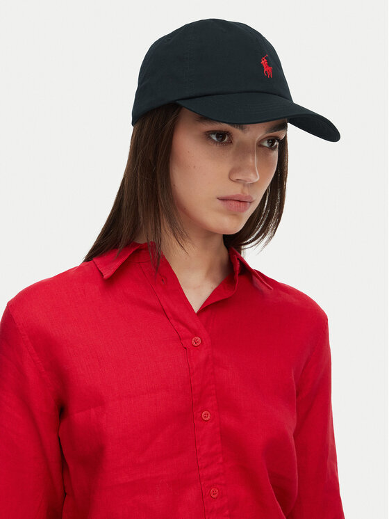 Polo Ralph Lauren Polo Ralph Lauren Kepurė su snapeliu 211912843019 Juoda