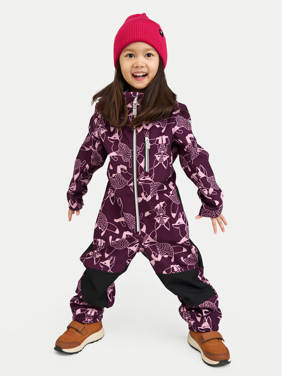 Reima Reima Ολόσωμη Φόρμα Softshell Nurmes 5100007C Μωβ Regular Fit