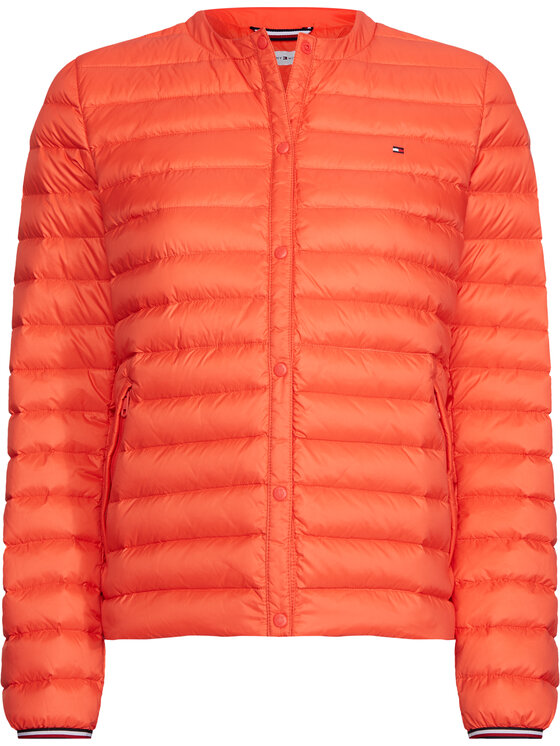 Tommy Hilfiger Vatovana bunda Bella WW0WW28405 ervena Regular Fit Modivo.cz