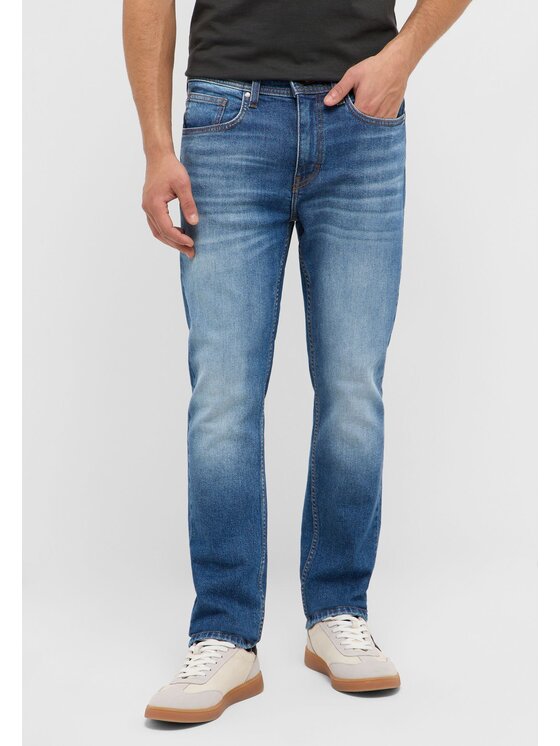 Mustang Mustang Jeansy Style Orlando Slim Niebieski Slim Fit