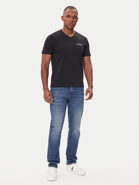 Guess Guess 3 t-kreklu kompleksts U5BG58 KCAM1 Melns Regular Fit