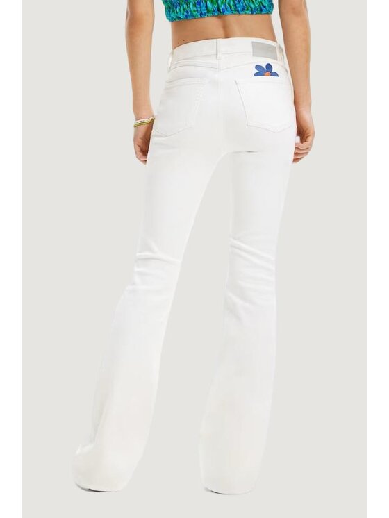 Desigual Desigual Jeans DENIM LUNA Bianco Slim Fit