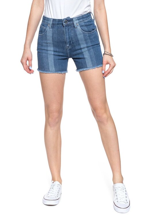 Lee Lee Pantaloncini di jeans CUT OFF SHORT Blu Slim Fit