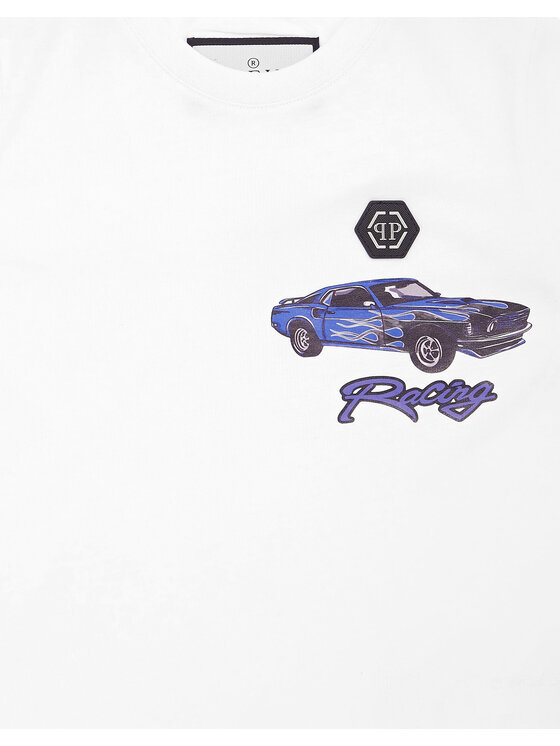 PHILIPP PLEIN PHILIPP PLEIN T-Shirt 28191 Biały Regular Fit