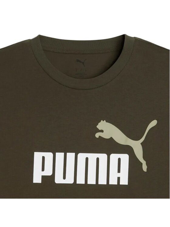 Puma Puma T-Shirt 28096 Zielony Comfort Fit