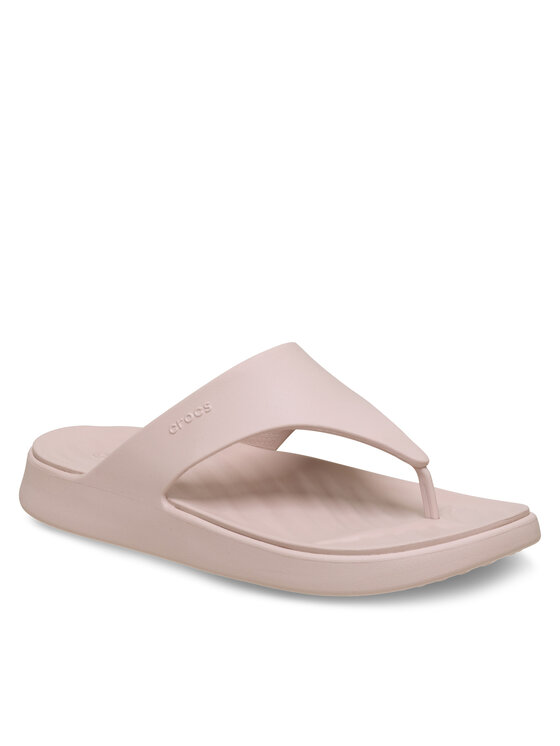 Crocs Crocs Čības uz pirksta Getaway Triangle Flip 212018 Rozā