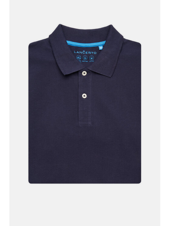 Lancerto Lancerto Polo Jakob PO073124000008 Granatowy Regular Fit