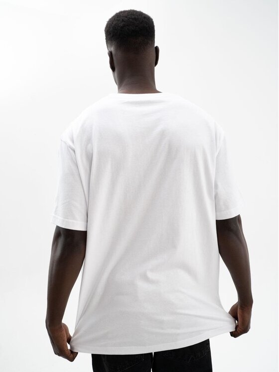 Urban City Urban City T-Shirt T-Shirt Oversize Męski Biały UrbanCity No Logo XXL Biały Oversize
