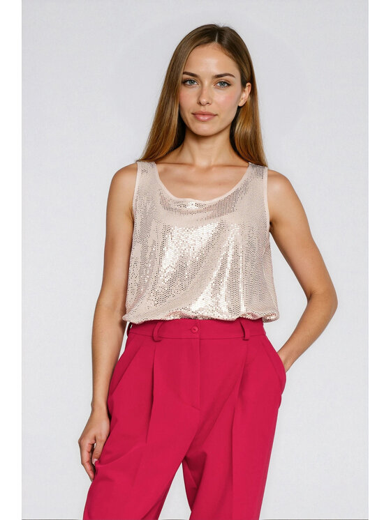 NIFE NIFE Halenka B219 Béžová Regular Fit