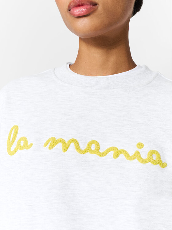 La Mania La Mania Mikina LEVIN Sivá Basic Fit