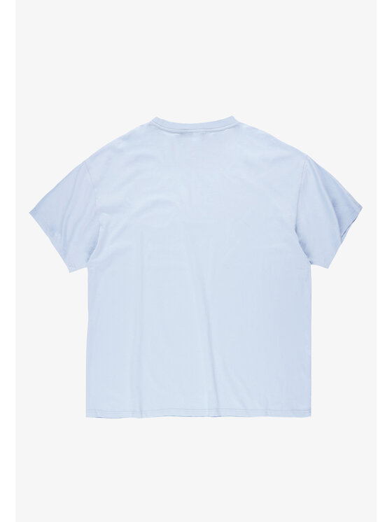 PROSTO. PROSTO. T-Shirt Plates Niebieski Oversize