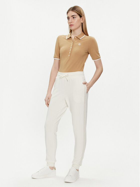 Tommy Hilfiger Tommy Hilfiger Teplákové nohavice UW0UW04785 Écru Regular Fit