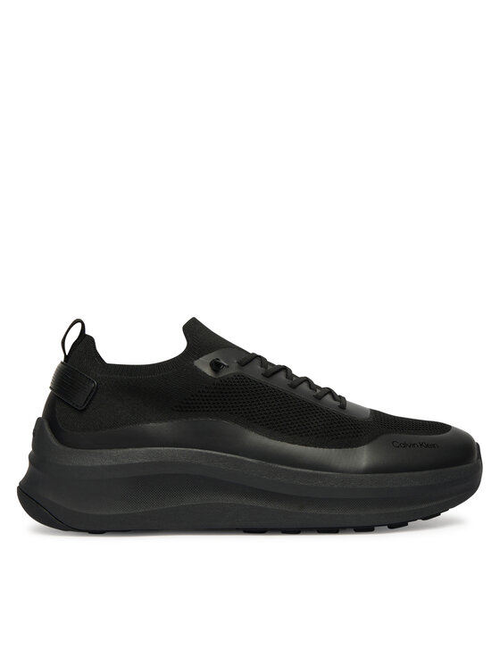 Calvin Klein Calvin Klein Sneakers Chunky Runner Lace Up Sock Knit YM0YM01457 Negru