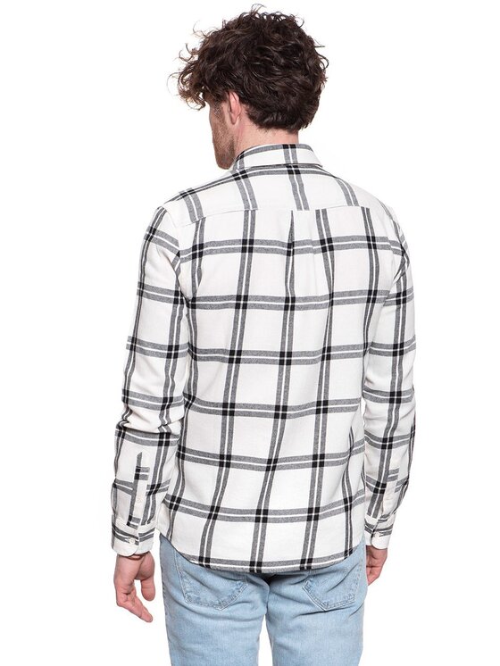 Wrangler Wrangler Camicia LS 1 PKT SHIRT Bianco Regular Fit