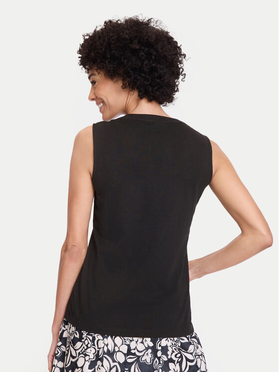 Olsen Olsen Μπλουζάκι 11105092 Μαύρο Regular Fit