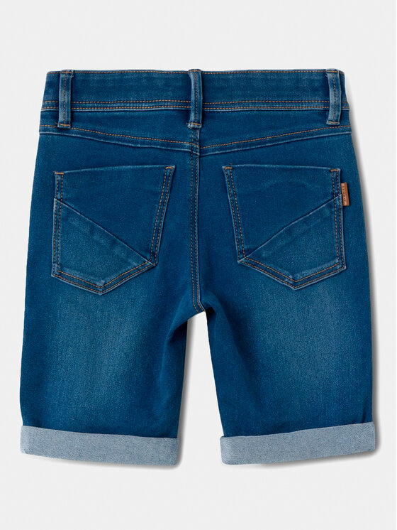 NAME IT NAME IT Szorty jeansowe Sofus 13150022 Granatowy Slim Fit