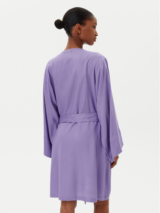 LOLA CASADEMUNT LOLA CASADEMUNT Sukienka letnia LS2516035 Fioletowy Regular Fit
