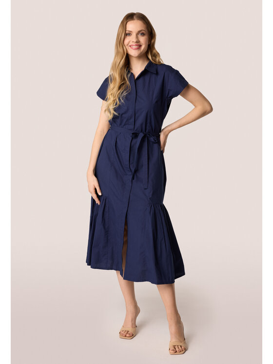 QUIOSQUE QUIOSQUE Každodenné šaty Quiosque 4UD002802 Tmavomodrá Regular Fit