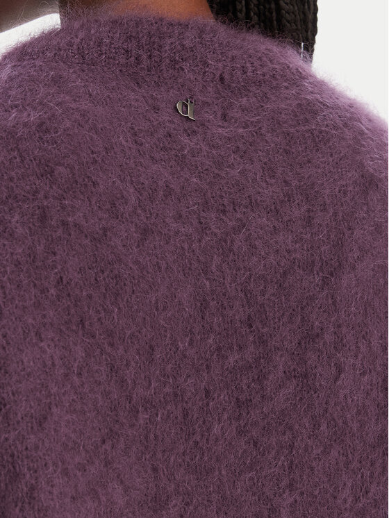 Dixie Dixie Sweter M277Y101A Fioletowy Relaxed Fit