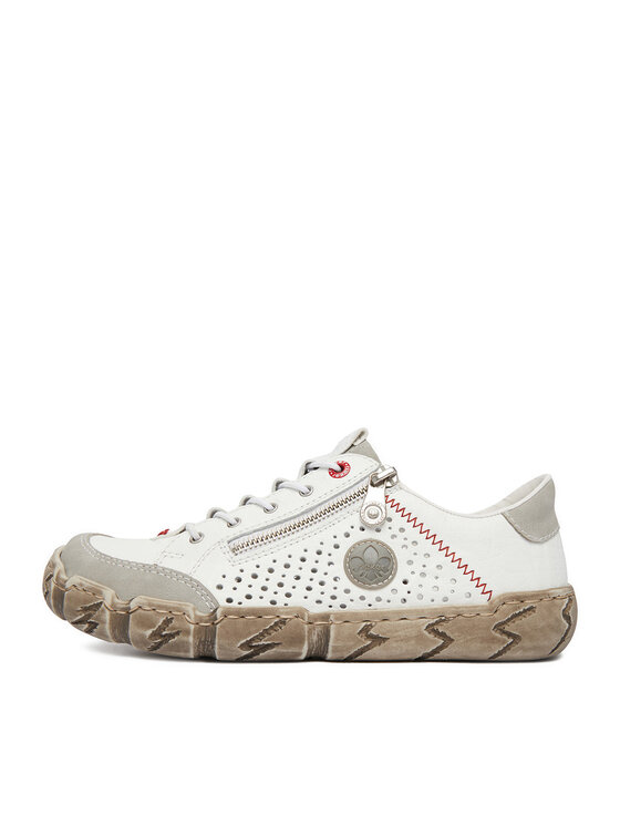 Rieker Rieker Halbschuhe L0355-80 Weiß