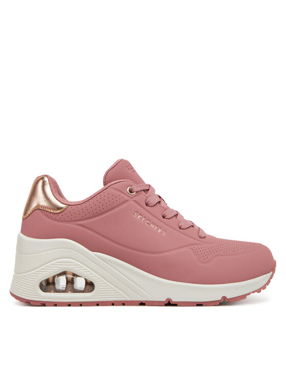 Skechers Sneakersy Uno Wedge - HI Steps 177520/ROS Ružová