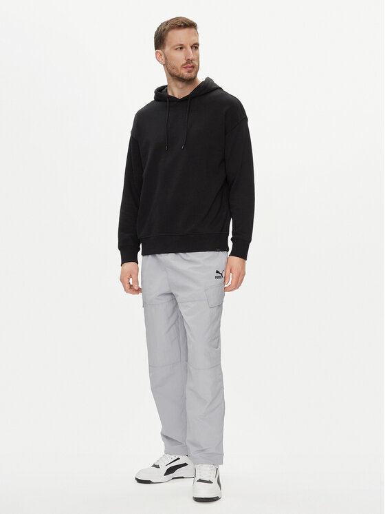 Puma Puma Spodnie dresowe Classics 624260 Szary Relaxed Fit
