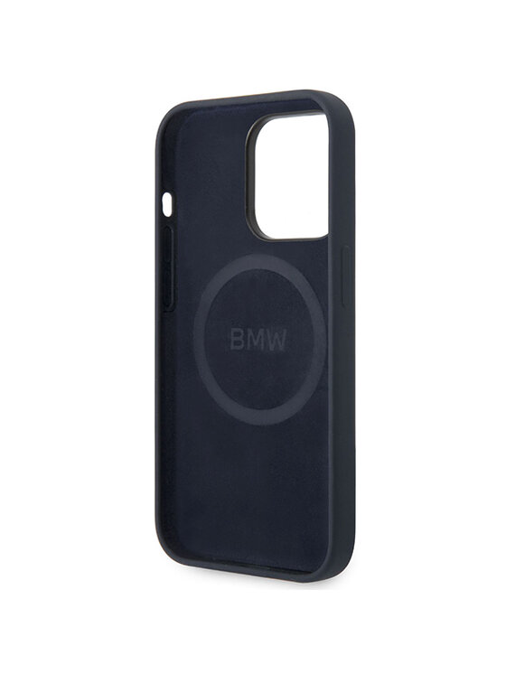 BMW Motorsport BMW Motorsport Etui na telefon iPhone 14 Pro Max Granatowy