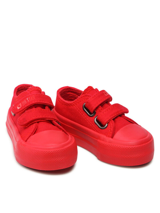 Big Star Shoes Big Star Shoes Tennised JJ374041 Punane