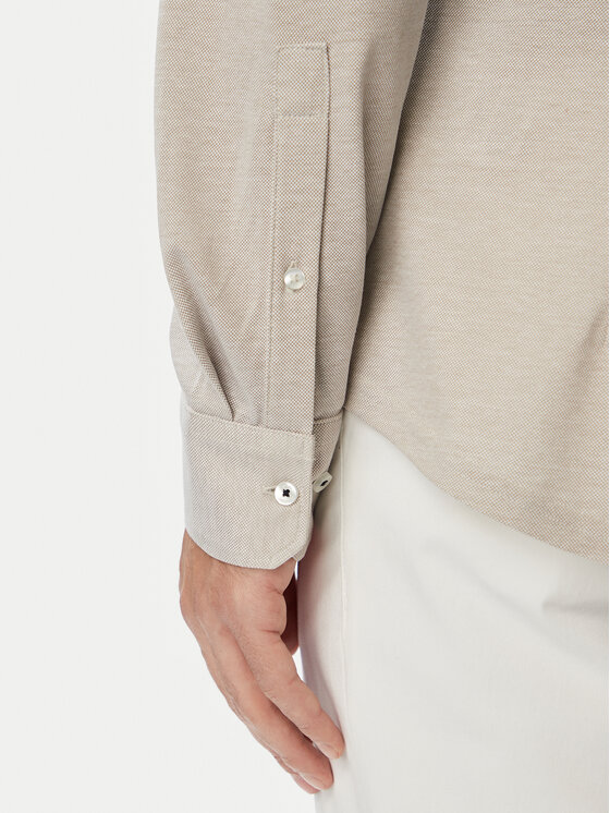 JOOP! JOOP! Πουκάμισο Jsh-275Phil-Jk 30103980 Ανοιχτό μπεζ Regular Fit