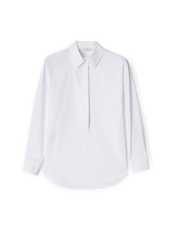 Motivi Motivi Camicia 5195Q000741N011 Bianco Regular Fit