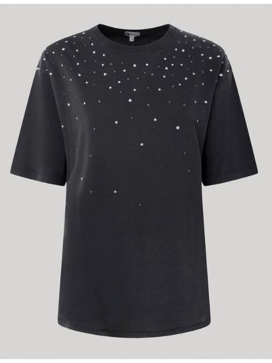 Pepe Jeans Pepe Jeans T-Shirt PL505663 Czarny Regular Fit