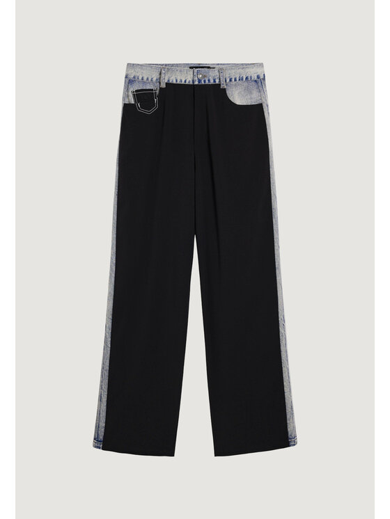 Desigual Desigual Παντελόνι chino PANT_MIRANDA Μαύρο