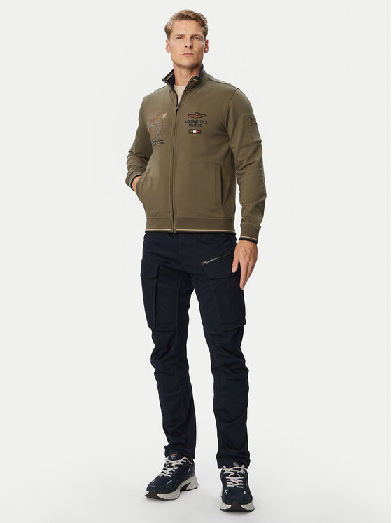 Aeronautica Militare Aeronautica Militare Sweatshirt 262FE2134UF00662 Dunkelgrün Regular Fit