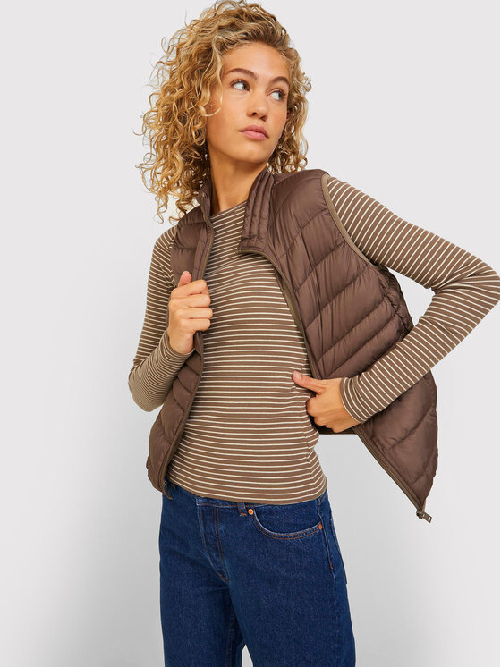 Blusa Freya 12206480 Marrone Slim Fit