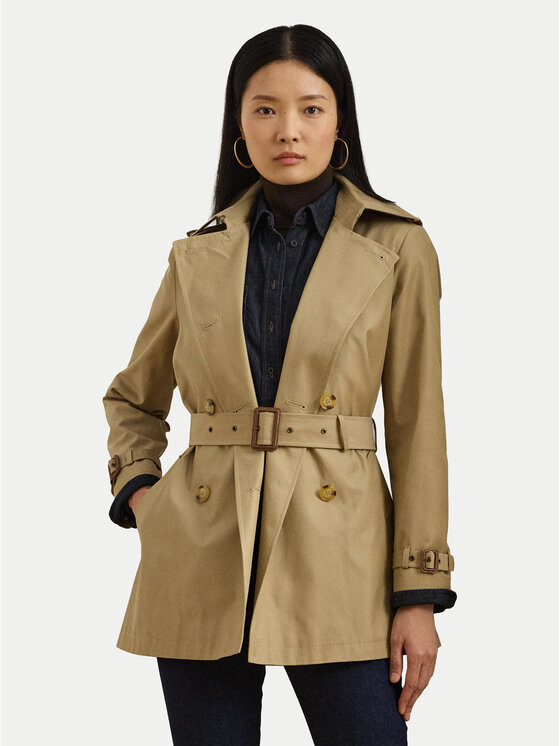 LAUREN RALPH LAUREN Trench 297967126002 Bej Regular Fit