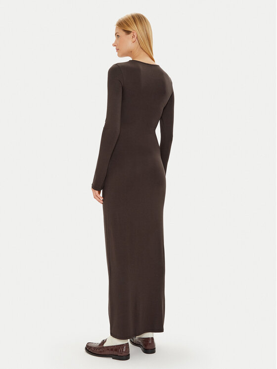 Gina Tricot Gina Tricot Kleid für den Alltag 24441 Braun Slim Fit