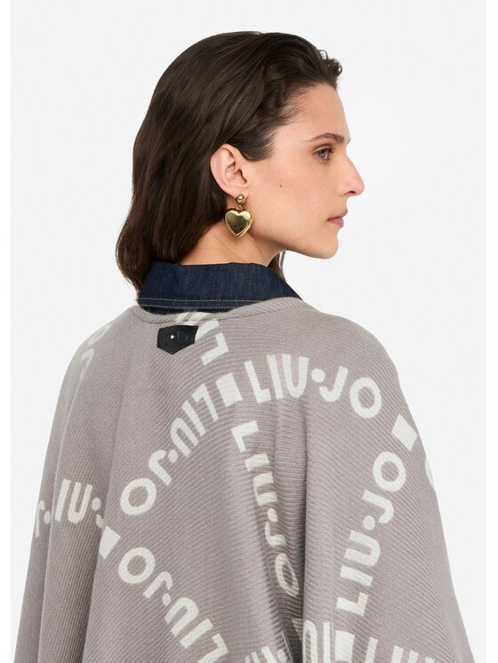 Liu Jo Liu Jo Poncho 2F5033T030071502 Grigio Regular Fit