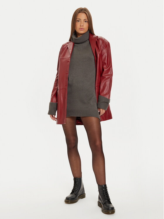 Brave Soul Brave Soul Džemper haljina LKD-555BELLACHAR Siva Loose Fit