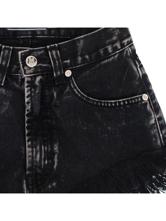 MissDenim MissDenim Szorty jeansowe High Waist Szary Regular Fit
