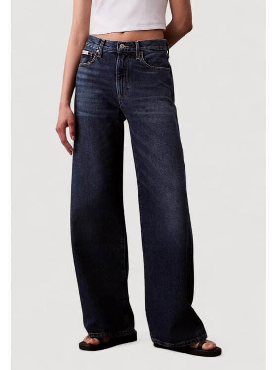 Calvin Klein Jeans Calvin Klein Jeans Τζιν THE WIDE LEG TINTED Μπλε Wide Fit