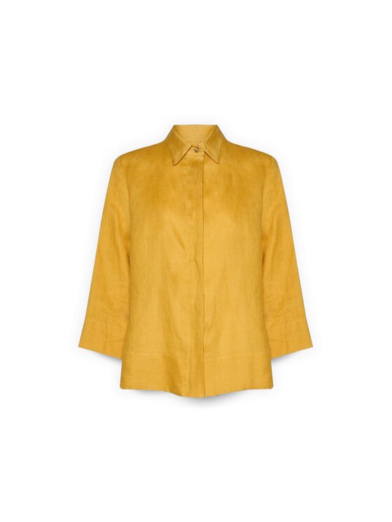 Elena Mirò Elena Mirò Koszula 5013P000322N018 Żółty Boxy Fit